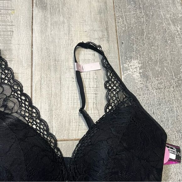 NWT Ambrielle Full coverage lace overlay bra S - Picture 2 of 4